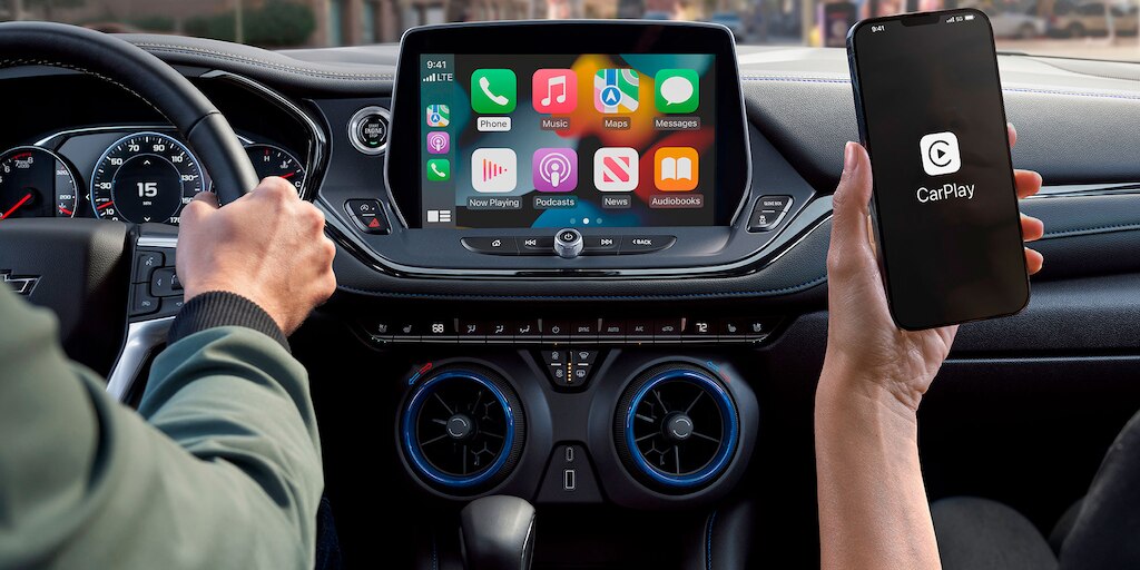 Infoentretenimiento Chevrolet con pantalla táctil a color de 10.2 pulgadas para Chevrolet Blazer 2023, camioneta mediana